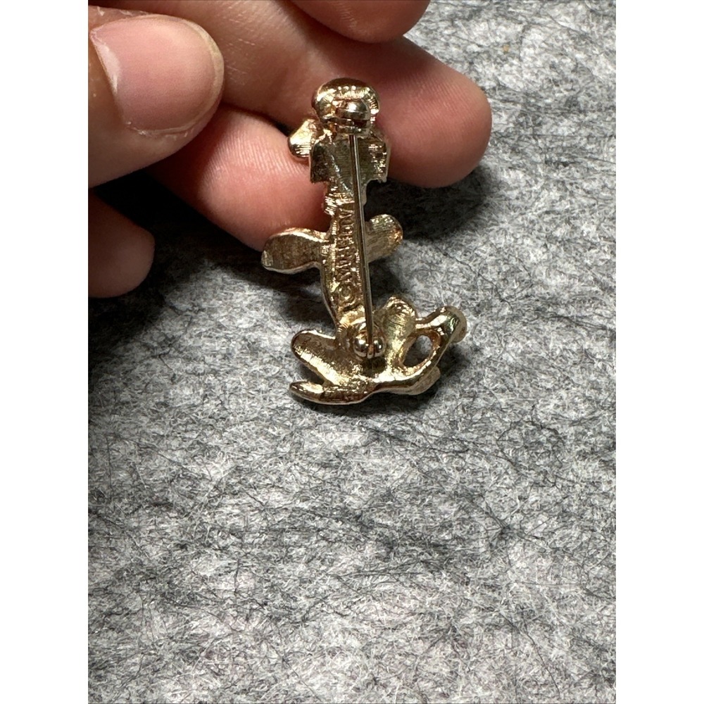 Adorable Vintage Gold Tone Poodle Brooch/Pin, Sarah Coventry - Picture 2 of 2